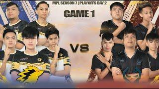 EXECRATION vs ONIC | Game 1  | MPL-PH S7 Playoffs Day 2 || Mobile Legend: Bang Bang