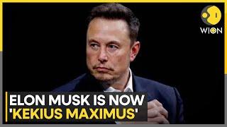 Elon Musk Changes His Name To 'Kekius Maximus' On X | World News | WION