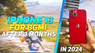 IPHONE 13 DETAILED GAMING REVIEW AFTER 3 MONTH | IPHONE 13 PUBG BGMI TEST IN 2024 