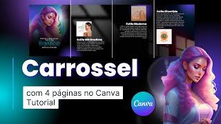 Como Criar um Post Carrossel Infinito no Canva - TUTORIAL