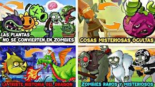 10 MISTERIOS RAROS E INEXPLICABLES de PLANTS VS ZOMBIES Qué No Conocías!! (PVZ)