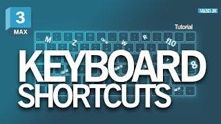 Important 3ds MAX Keyboard Shortcuts to know