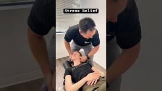 Her boss was stressing her out #asmr #chiropractic #adjustment #stressrelief