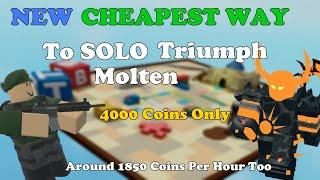 [NEW] CHEAPEST And Easy Way To Solo Triumph Molten Mode || Tower Defense Simulator