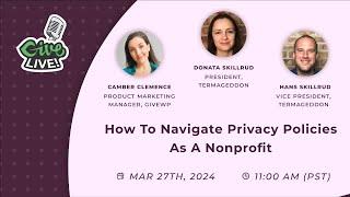 How to Navigate Privacy Polices as a Nonprofit