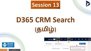 Session 13 - D365 CRM Search in Tamil