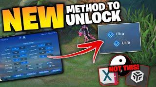 NEWEST Way! to ENABLE ULTRA GRAPHICS + ULTRA REFRESH RATE in MLBB | No Root Needed