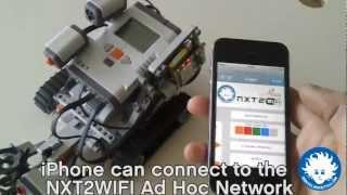 NXT2WIFI demo (Control the NXT from iPhone!)