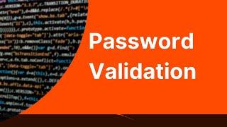 TextFormField validation in password | Flutter | Dart