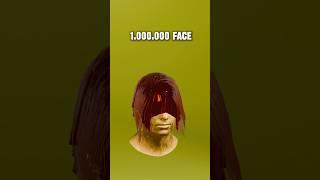 1 to 1.000.000 face cloth simulation #blender3dmodeling #3dcloth #animation #simulation