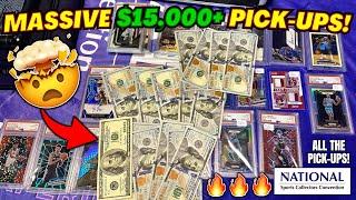 *$15,000 MASSIVE SPORTS CARD PICK-UPS AT THE NATIONAL CARD SHOW!