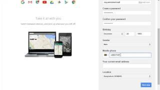 How to Create a Gmail Account 2017 । E-mail, Email Account Create, Make a gmail/email account free