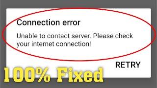 Fix Roblox Unable To Contact Server Please Check Your Internet Connection Error || Android & ios