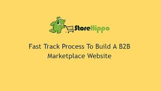 Build A B2B Marketplace Website