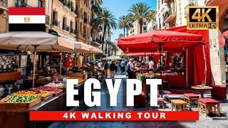  Egyptian Bazaar Walking Tour - Alexandria, Egypt Market Tour [4K HD / 60fps]