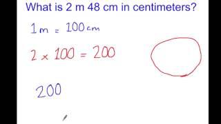 Converting Meters to Centimeters