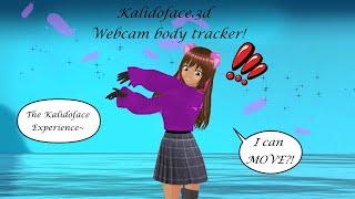 I Tested Out Kalidoface 3D!! // Vtuber Webcam body tracker //