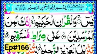 036 Surah Yasin Full HD Recited By Qari Abdul Basit | Surah yaseen Color Coded | سورہ یاسین|Ep#166