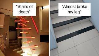 Epic Stair Design Fails That May Result In Some Serious Injuries