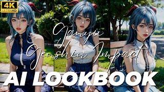 4K AI Art | Ganyu | Genshin Impact |AI lookbook