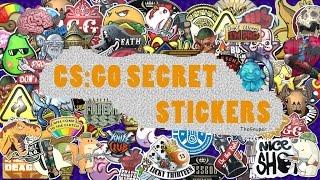 ALL SECRET STICKERS IN CS:GO