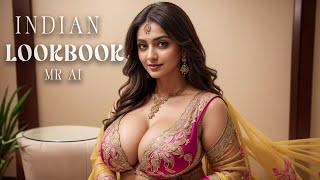 [4K] AI ART Indian Lookbook Girl Al Art video - Luxury VIP Lounge