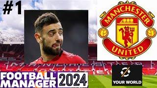 THE BETA IS HERE!!!!!!!! | FM24 MANCHESTER UNITED | Part 1 | Football Manager 2024