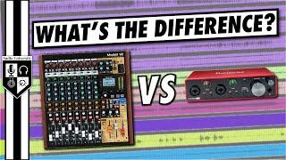 Audio Interface vs Mixer | What's The Difference (And Which One Do You Need)?