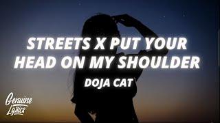 Streets X Put Your Head On My Shoulder (tiktok Remix) (Lyrics) silhouette challenge