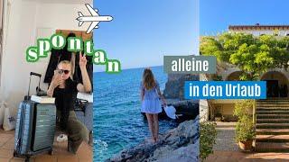 Ich fliege ganz spontan alleine in den Urlaub! ️   // VLOG