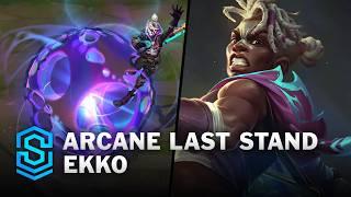 Arcane Last Stand Ekko Skin Spotlight - Pre-Release - PBE Preview - League of Legends