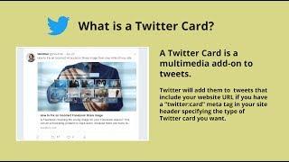 What is a Twitter Card?