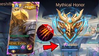 I USE NEW ROGER BUILD IN MY LAST MATCH BEFORE MYTHICAL GLORY!!(MUST TRY)