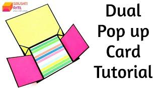 Dual Pop Up Card Tutorial by Srushti Patil