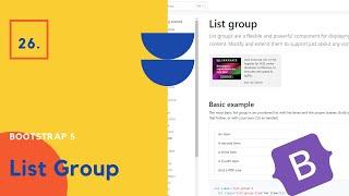 Bootstrap 5 List Group (Hindi)