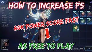 How to Increase PS to 60K as Free to Play | Ultimate Guide | Mir4 | Globalfear Gaming