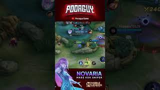 Insane Game Novaria Sniper Mage | MLBB