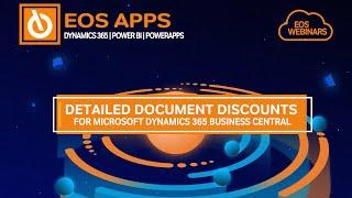 EOS Apps Demo: Detailed Document Discounts for Business Central