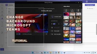 How to change meeting background in Microsoft Teams