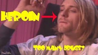 Kurt Cobain on HEROIN onstage (footage)