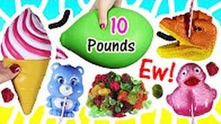 Cutting OPEN Squishy Slime Chunk GIANT STRESS BALL! Swirly Ice Cream! Care Bear Squish! FUN