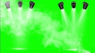 disco lights green screen background / Smoke Machine Vs dj lighting green screen effects hd