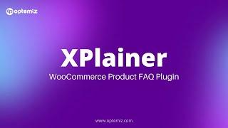 XPlainer - Woocommerce Product FAQ Plugin for WordPress