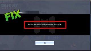 Call Of Duty Mobile Fix Network Error  Please Check Your Network Status 4 60 On Android