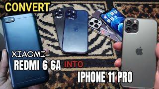 Modif Xiaomi Redmi 6 6A jadi iPhone 11 Pro