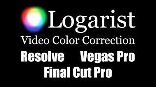 Logarist Color Correction for Resolve, Vegas Pro, Final Cut Pro