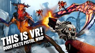 NEW VR Game is DOOM Meets Pistol Whip! // PCVR Quest 3 Gameplay