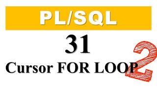 PL/SQL tutorial 31: Cursor For Loop With Parameterized Cursor In Oracle Database