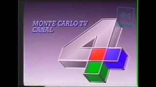 Canal 4 Monte Carlo TV   Identificador 1990