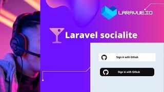 Login with Github using Laravel Socialite